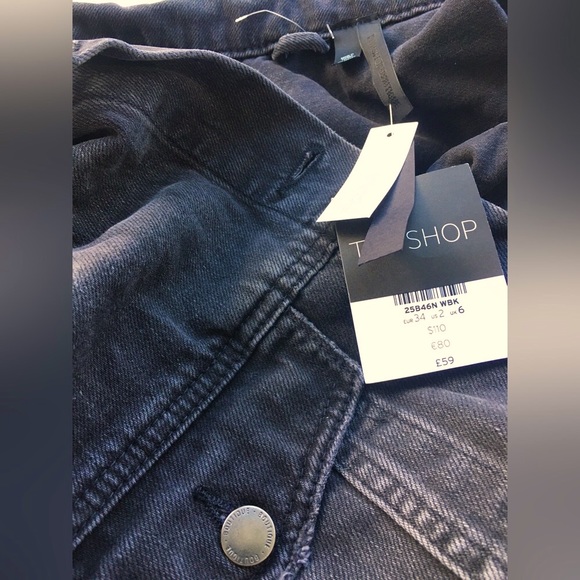 Topshop BOUTIQUE denim jacket NWT - Picture 3 of 3